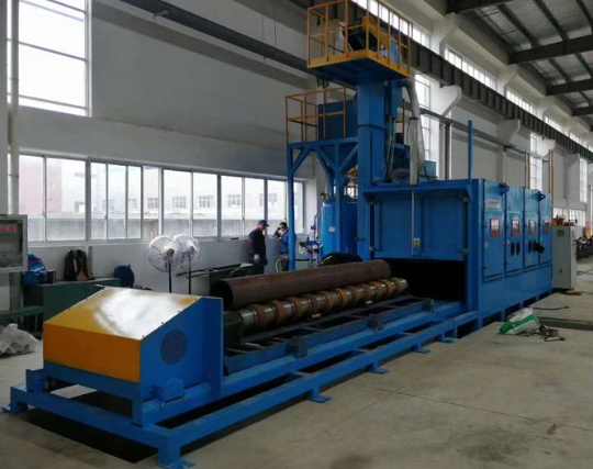 玉溪喷砂机在管道除锈中的现场施工应用
