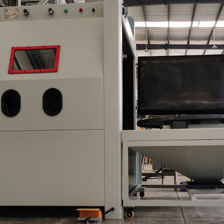 玉溪无尘喷砂机半自动模具喷砂机